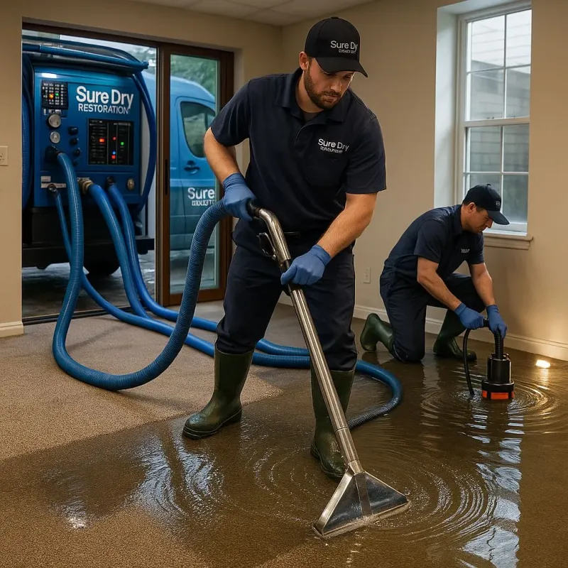Water Extraction and Removal process in South Beach, NY